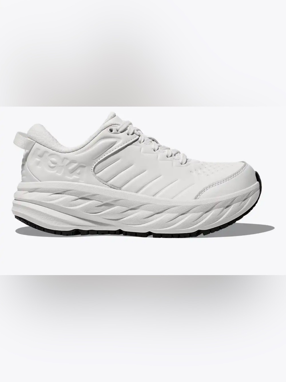 HOKA Bondi SR SIZE 9.5 D white